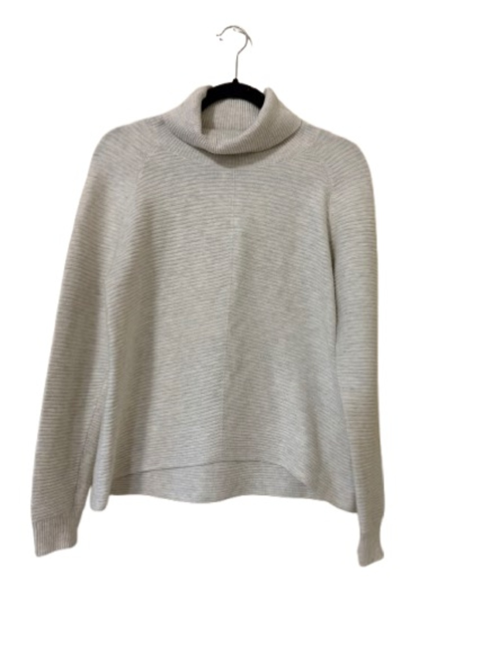KÜHL Ivory Merino Wool Blend Ribbed Turtleneck Sweater Women’s Med Cozy Outdoor - Picture 2 of 10